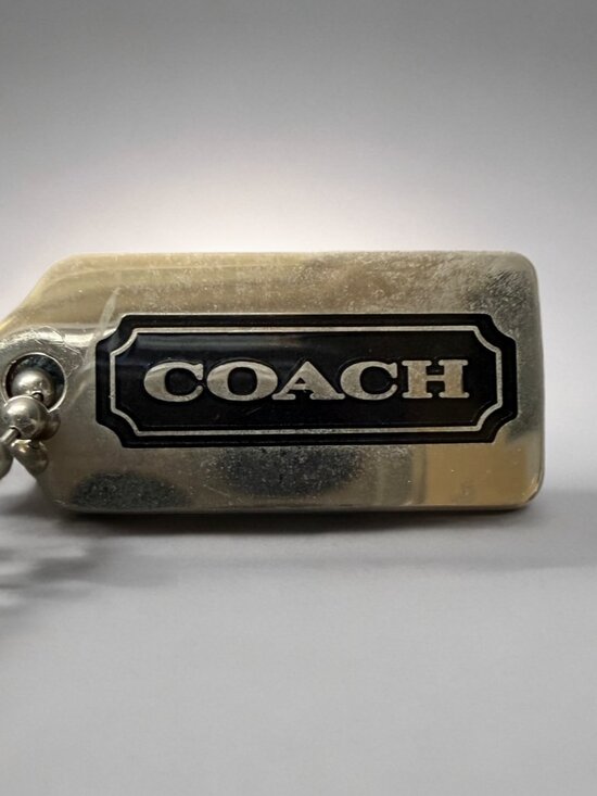 Coach Y2K Black Silver Optic Hamptons Soft Clip East West Shoulder Bag 3595 - Picture 10 of 10